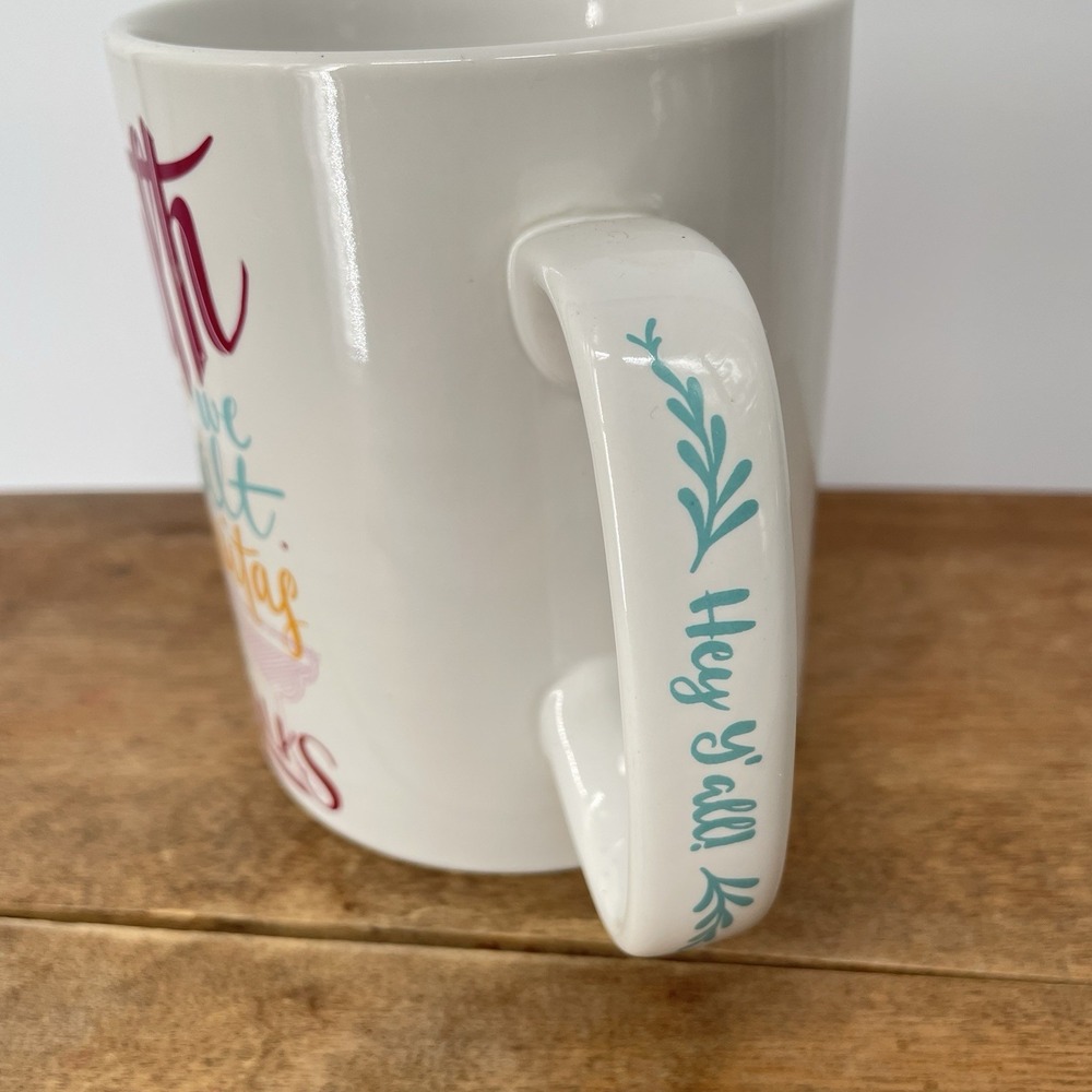The Casual Chef 26 oz Funny‎ Southern Coffee Mug Salt Margaritas Not Sidewalks - Picture 2 of 10